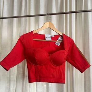 Adidas x Ivy Park Circular Knit Crop Top